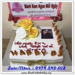 Mẫu Bánh Sinh Nhật Đẹp - A828
